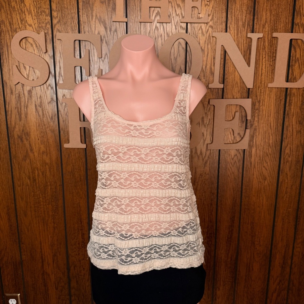 Pink Coquette Fairycore Lace Tank Top Forever 21 Women S Ruffle Romantic Y2K